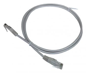 Патч-корд Lanmaster TWT2-45-45-1.0-GY UTP RJ-45 вил.-вилка RJ-45 кат.5E 1м серый ПВХ - фото 2