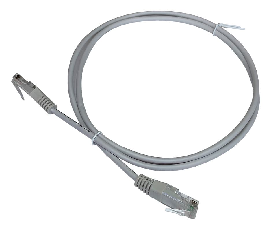 Патч-корд Lanmaster TWT2-45-45-1.5-GY UTP RJ-45 вил.-вилка RJ-45 кат.5E 1.5м серый ПВХ - фото 1