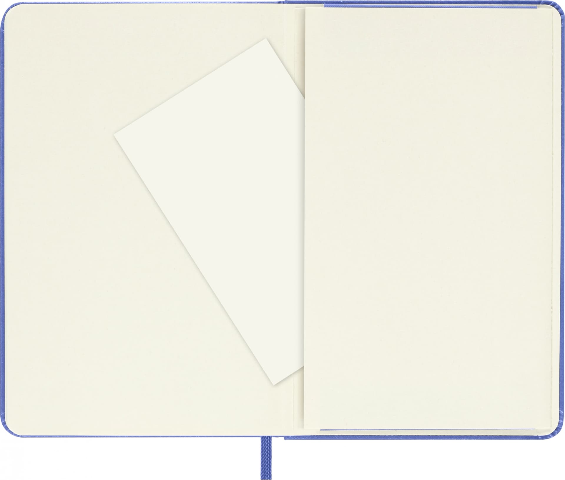 Блокнот Moleskine CLASSIC QP012B42 Pocket 90x140мм 192стр. нелинованный твердая обложка голубая гортензия - фото 5