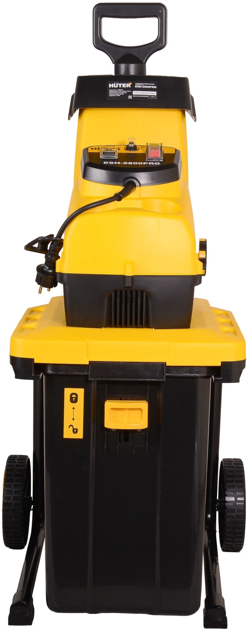 Садовый измельчитель Huter ESH-2800PRO 2800Вт 45об/мин - фото 4