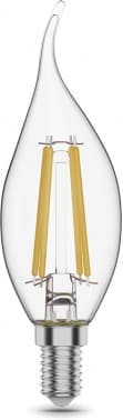Лампа филам. Gauss Filament 11Вт цок.:E14 свеча 220B св.свеч.бел.нейт. CF35 (упак.:1шт) (104801211) - фото 2
