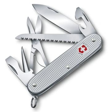 Нож перочинный Victorinox Farmer X Alox (0.8271.26) 93мм 10функц. серебристый карт.коробка - фото 2