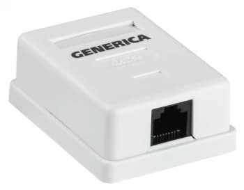 Розетка ITK CS2-1C5EU-12-G настенная 49.2x65.5x25.2мм RJ45 пластик белый - фото 2