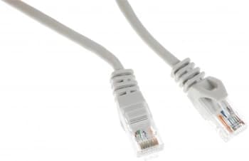 Патч-корд ITK PC01-C5EU-5M-G UTP RJ-45 вил.-вилка RJ-45 кат.5E 5м серый ПВХ (уп.:1шт) - фото 2