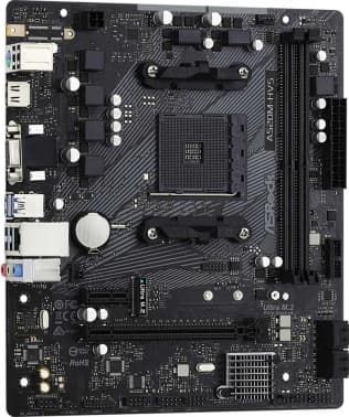 Материнская плата Asrock A520M-HVS Soc-AM4 AMD A520 2xDDR4 mATX AC`97 8ch(7.1) GbLAN RAID+VGA+HDMI - фото 2