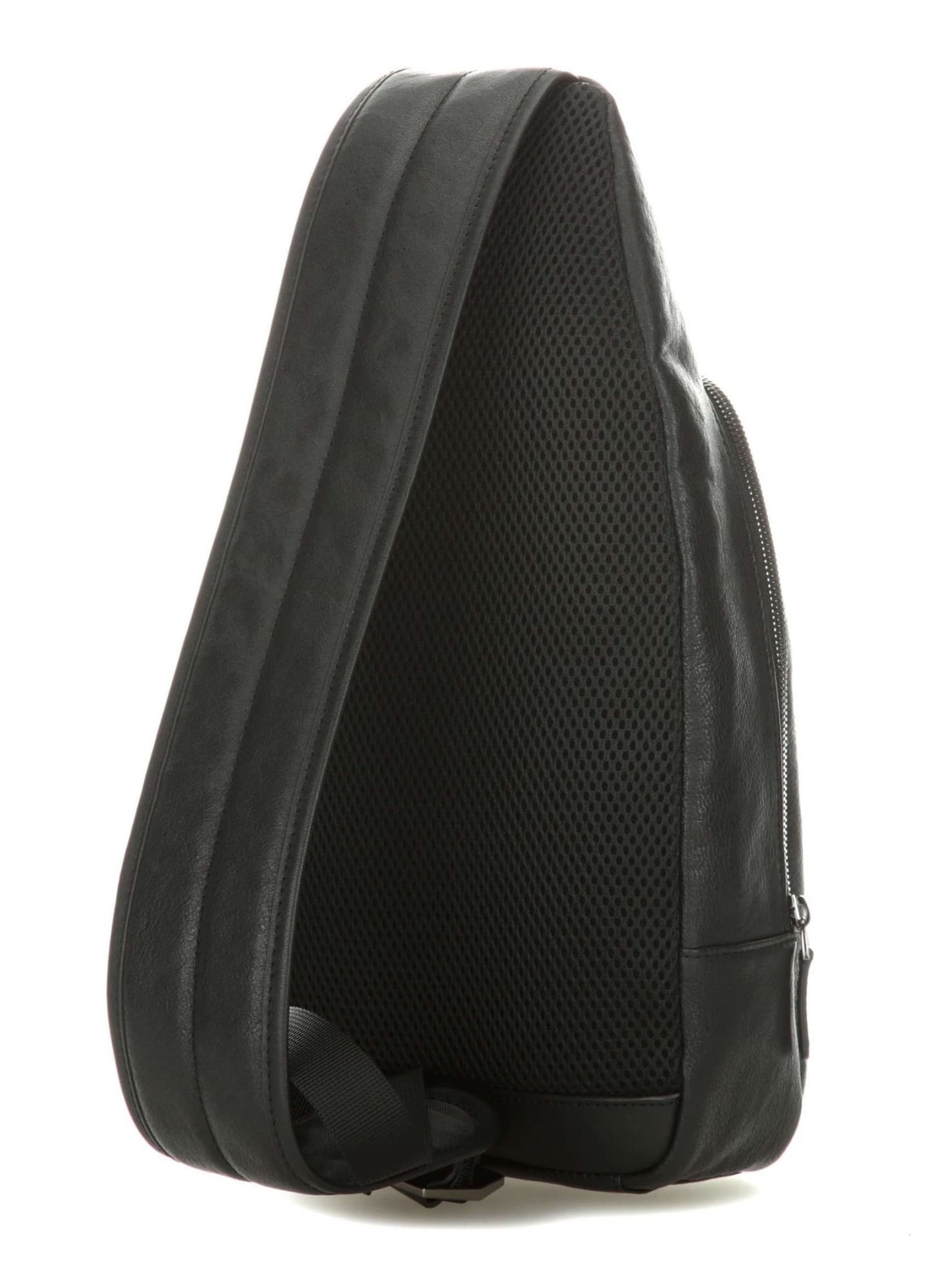 Рюкзак слинг Piquadro Black Square CA4827B3/N черный натур.кожа - фото 4