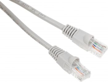 Патч-корд Buro UTP-5E-7M-G UTP 4 пары cat.5E CCA molded 7м серый RJ-45 (m)-RJ-45 (m) - фото 2