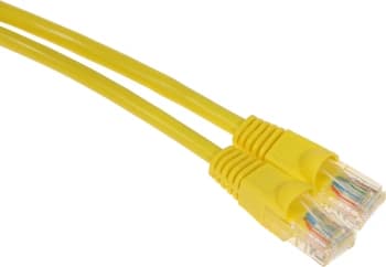 Патч-корд Buro UTP-5E-3M-Y UTP 4 пары cat.5E CCA molded 3м желтый RJ-45 (m)-RJ-45 (m) - фото 5