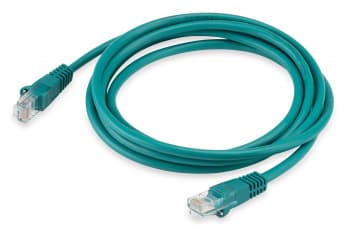 Патч-корд Buro UTP-5E-2M-GR UTP 4 пары cat.5E CCA molded 2м зеленый RJ-45 (m)-RJ-45 (m) - фото 2