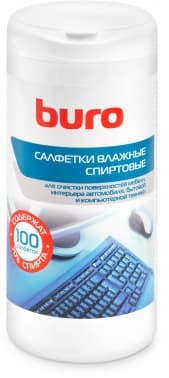 Салфетки влажные Buro BU-AN32 антибактериальные (100лист.) спиртовые - фото 2