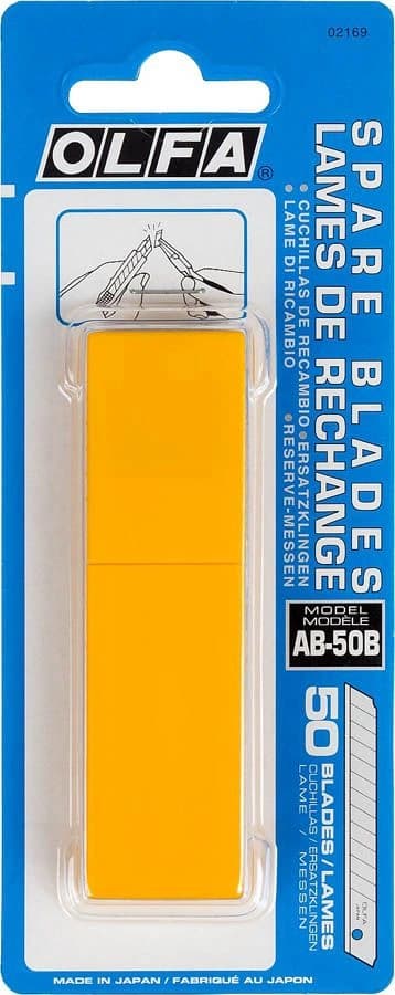 Лезвие Olfa OL-AB-50B 9мм лезв.50шт