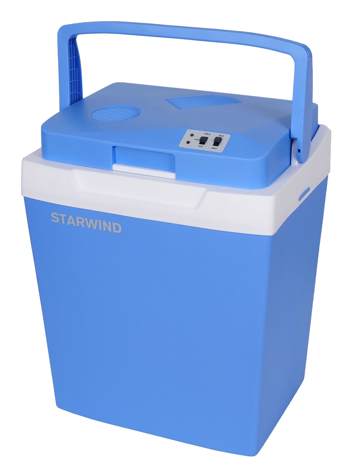 Автохолодильник Starwind CB-117 29л 48Вт синий/серый