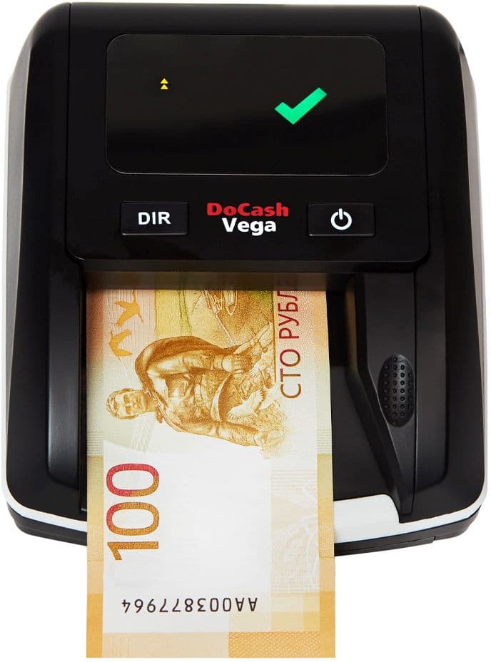 Детектор банкнот DoCash Vega автоматический АКБ (13566)