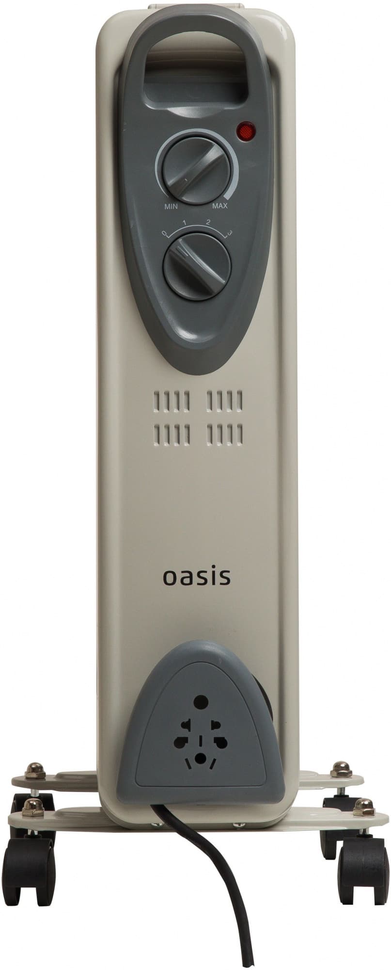 Радиатор масляный Oasis UT-10 1000Вт серый - фото 4