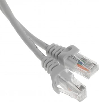 Патч-корд ITK PC01-C5EU-1M UTP RJ-45 вил.-вилка RJ-45 кат.5E 1м серый ПВХ (уп.:1шт) - фото 2
