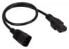 Шнур питания Lanmaster LAN-PP13L/14-1.0-BK C13-С14 проводник.:3x0.75мм2 1м 220В черный - фото 3