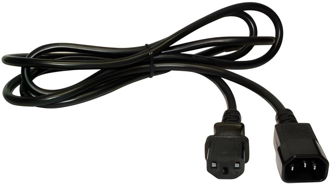 Шнур питания Lanmaster LAN-PP13/14-0.5-BK C13-С14 проводник.:3x0.75мм2 0.5м 220В черный - фото 4