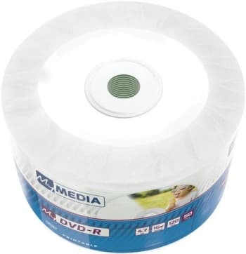 Диск DVD-R MyMedia 4.7Gb 16x Pack wrap (50шт) Color Printable (69202) - фото 2