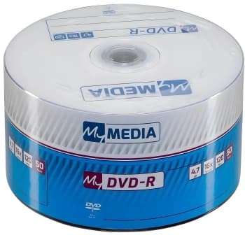 Диск DVD-R MyMedia 4.7Gb 16x Pack wrap (50шт) Color Printable (69202) - фото 5