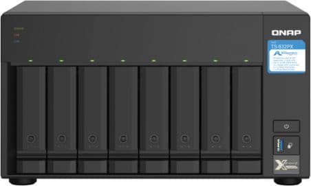 Сетевое хранилище NAS Qnap TS-832PX-4G 8-bay настольный Cortex-A57 AL-324
