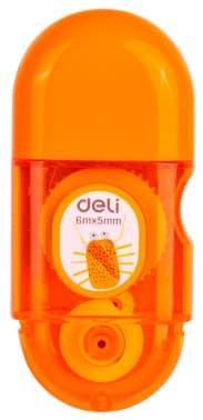 Лента коррект. Deli EH350 6мх5мм ассорти корпус белый блистер - фото 2