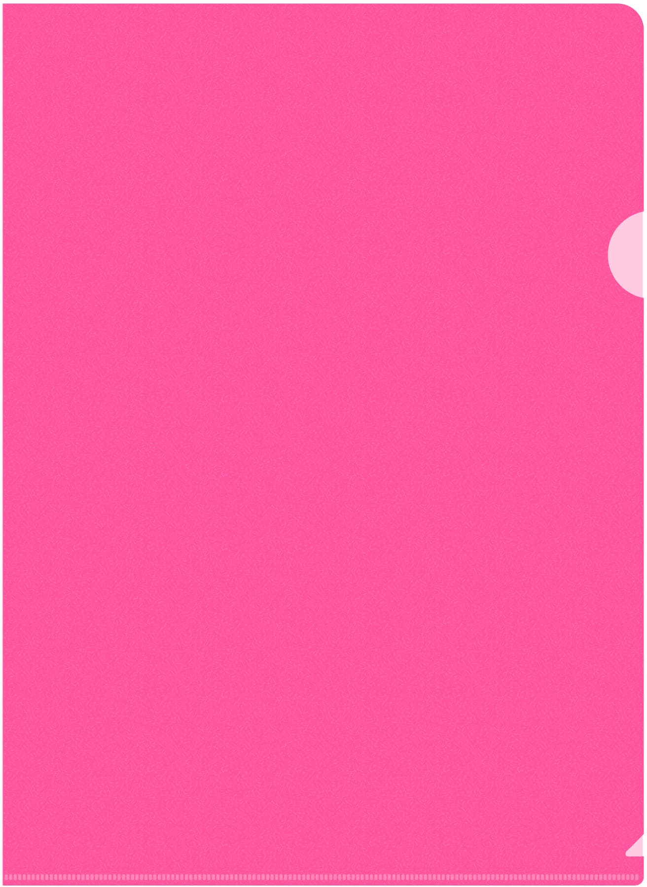 Папка-уголок Бюрократ Double Neon DNECPINK A4 пластик 0.18мм розовый