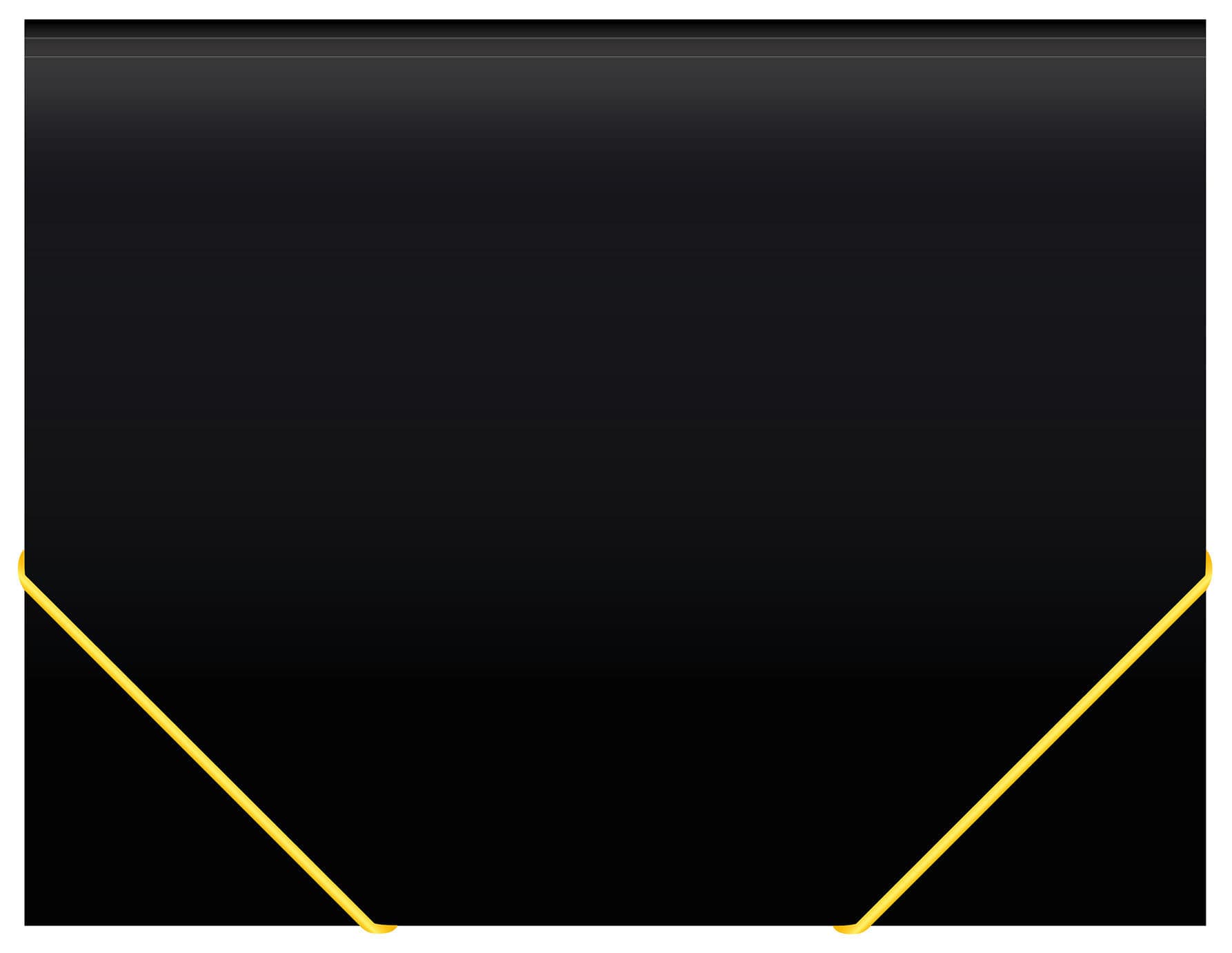 Портфель Бюрократ Black Opal BLPP13 13 отдел. A4 пластик 0.7мм черный/ассорти - фото 4