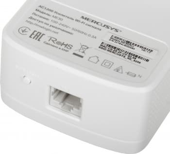 Повторитель беспроводного сигнала Mercusys ME30 AC1200 10/100BASE-TX белый - фото 5