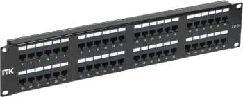 Патч-панель ITK PP48-2UC5EU-D05 19" 2U 48xRJ45 кат.5e UTP - фото 2