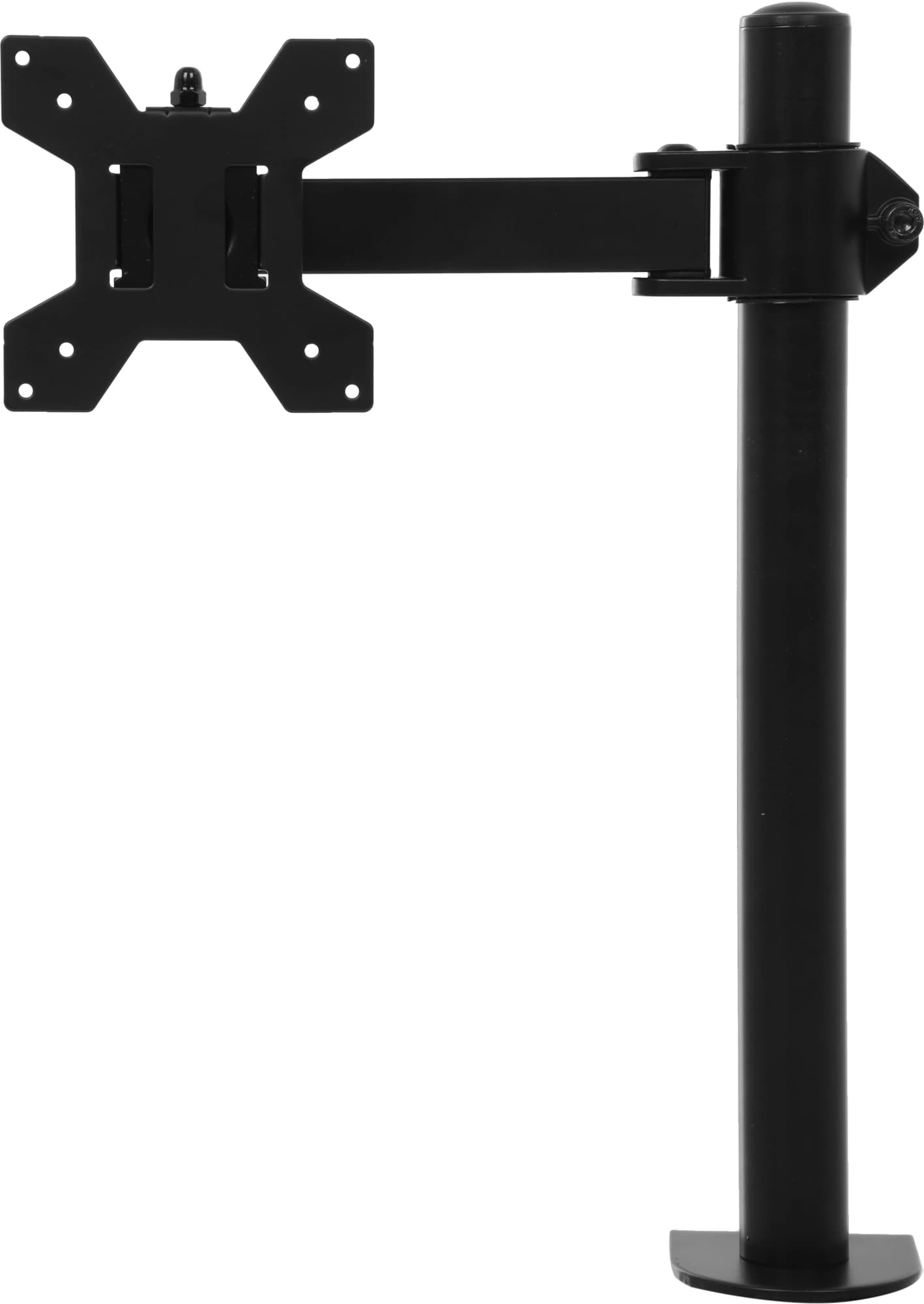 Кронштейн для мониторов ЖК Buro BU-M051-M черный 17"-32" макс.8кг крепление к столешнице поворот и наклон - фото 4