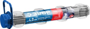 Электрод Зубр 40021-4.0 D4мм L350мм 1.2гр серый - фото 2
