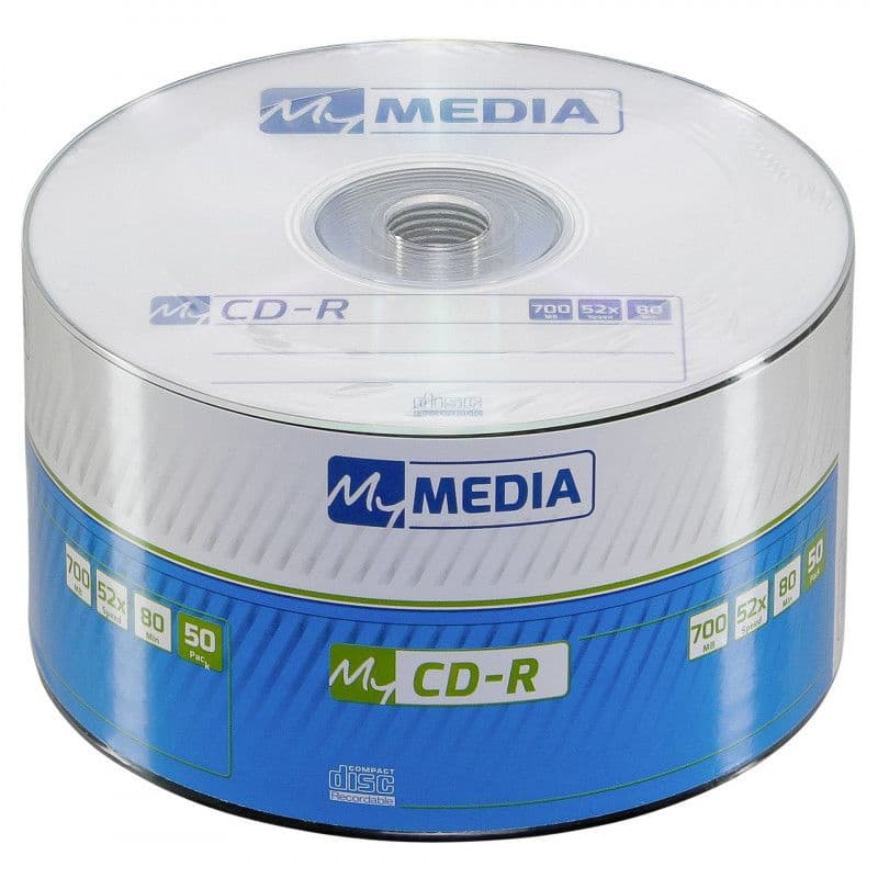 Диск CD-R MyMedia 700Mb 52x Pack wrap (50шт) (69201) - фото 1