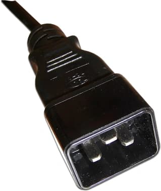 Шнур питания Lanmaster LAN-PP13/20-1.0-BK C13-C20 проводник.:3x0.75мм2 1м 220В 10А черный - фото 5