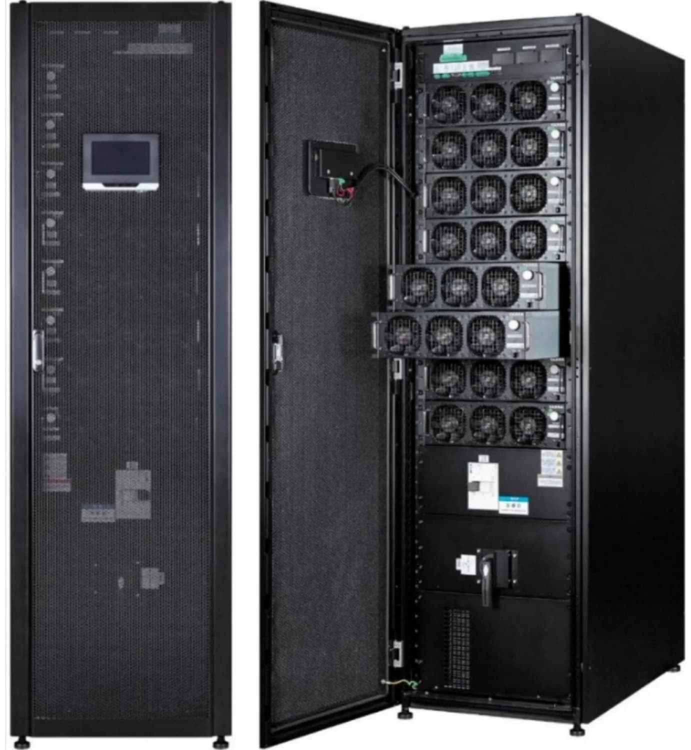 Шкаф системный Ippon Innova Modular Cabinet 200K 1551573 напольный 2020мм 600мм 1100мм черный - фото 1