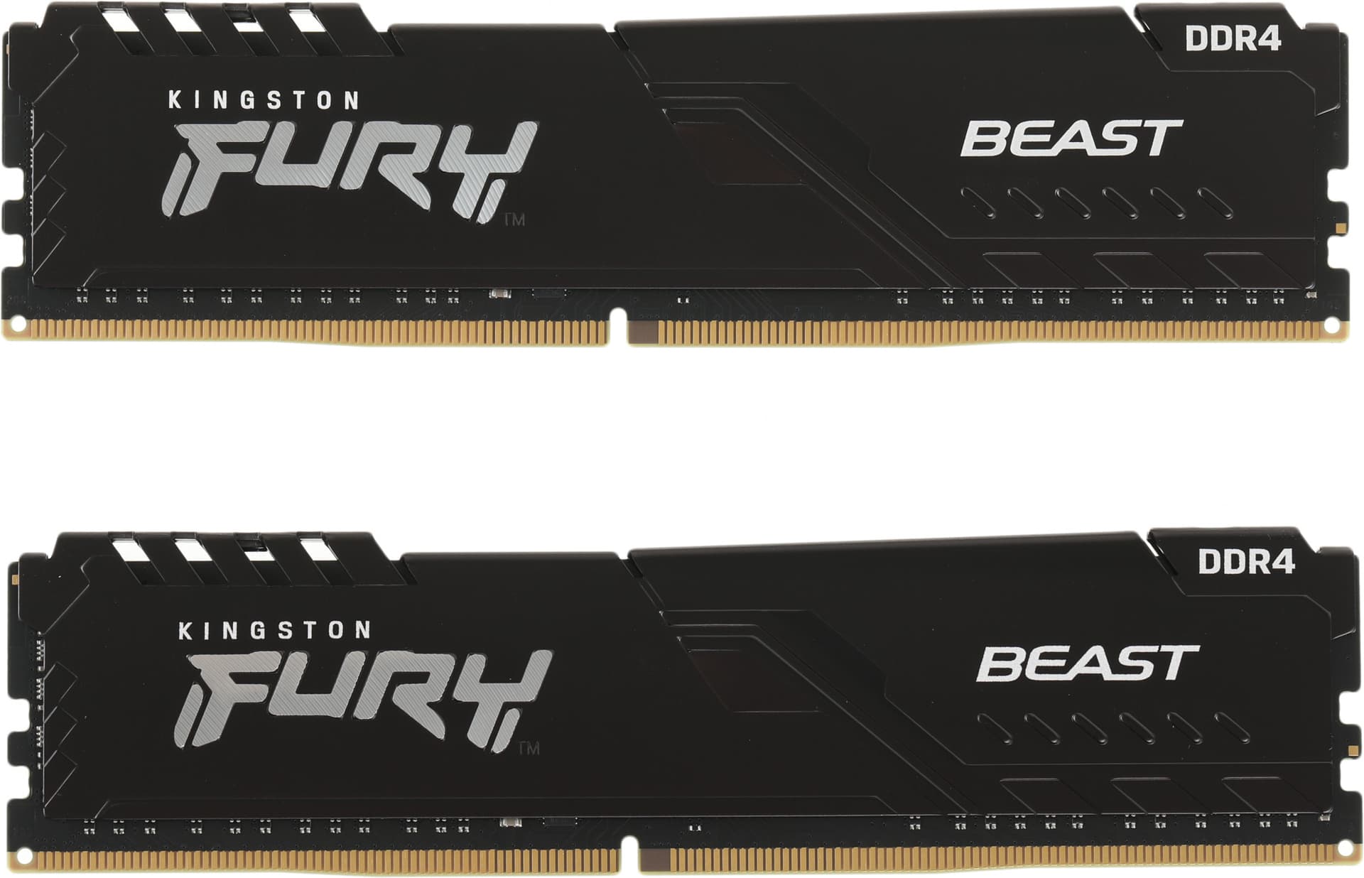 Память DDR4 2x16Gb 3200MHz Kingston KF432C16BBK2/32 Fury Beast Black RTL Gaming PC4-25600 CL16 DIMM 288-pin 1.35В single rank с радиатором Ret - фото 4