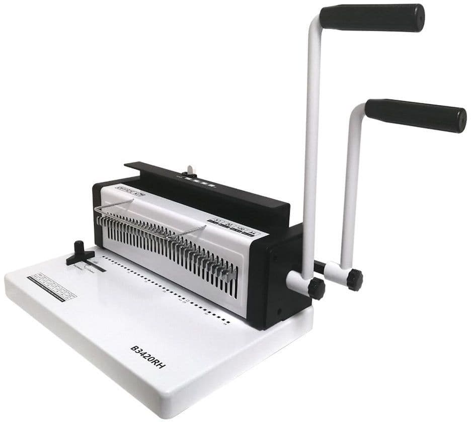 Переплетчик Office Kit B3420RH A4/перф.20л.сшив/макс.120л./метал.пруж. (4.8-14.3мм)