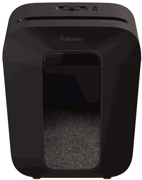 Шредер Fellowes PowerShred LX41 черный (секр.P-4) фрагменты 8лист. 17лтр. скрепки скобы пл.карты - фото 5