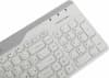 Клавиатура A4Tech FBK25 белый/серый USB беспроводная BT/Radio slim Multimedia (FBK25 WHITE) - фото 3