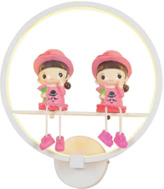 Светильник Hiper Twins H061-1 19Вт 4000K цв.св.:белый нейтральный розовый/белый - фото 2
