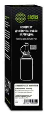 Тонер Cactus CS-RK-MLT-D101S черный флакон 90гр. (в компл.:чип) для принтера Samsung ML-2160/SCX-3400 - фото 5