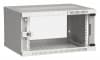 Шкаф коммутационный ITK Linea WE (LWE3-06U64-GF) настенный 6U 600x450мм пер.дв.стекл направл.под закл.гайки 50кг серый 400мм 11кг 200град. 320мм 20 сталь - фото 3