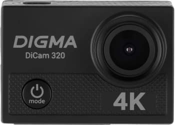 Экшн-камера Digma DiCam 320 черный - фото 2