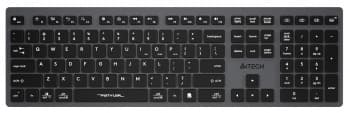 Клавиатура A4Tech FBX50C черный USB беспроводная BT/Radio slim Multimedia (FBX50C GREY) - фото 2
