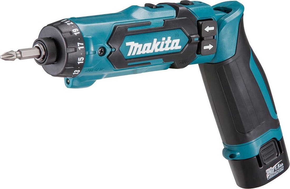 Отвертка аккум. Makita DF012DSE аккум. патрон:шестигранник 6.35 мм (1/4) (кейс в комплекте) - фото 4