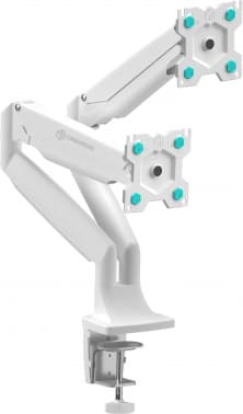 Кронштейн для мониторов Onkron G200 белый 13"-32" макс.18кг настольный поворот и наклон верт.перемещ. - фото 2