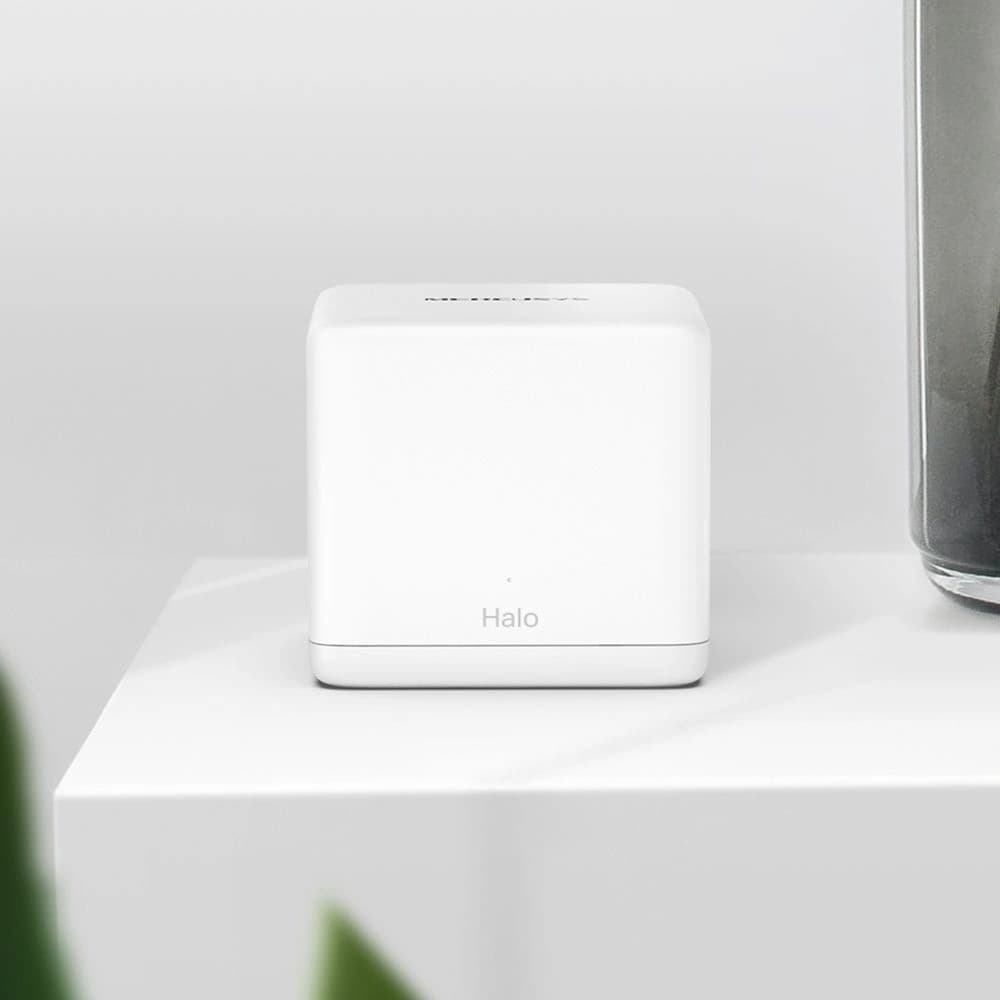 Бесшовный Mesh роутер Mercusys Halo H30G (HALO H30G(2-PACK)) AC1300 10/100/1000BASE-TX белый (упак.:2шт) - фото 1