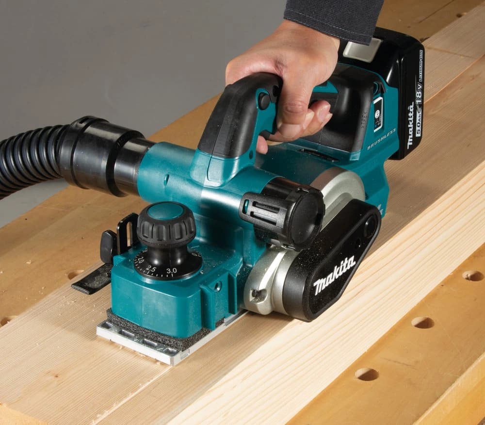 Рубанок Makita DKP181Z 82мм 12000об/мин - фото 4