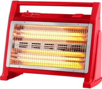 Обогреватель кварцевый Centek CT-6141 2000Вт красный/серый - фото 2