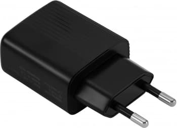 Сетевое зар./устр. Buro BUWE1 10.5W 2.1A 2xUSB универсальное черный (BUWE10S200BK) - фото 2
