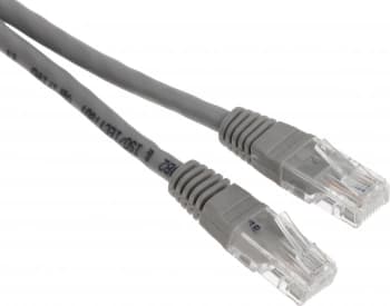 Патч-корд Premier NA102-UTP-C6-1M 10Гбит/с UTP 4 пары cat.6 CCA molded 1м серый RJ-45 (m)-RJ-45 (m) - фото 2